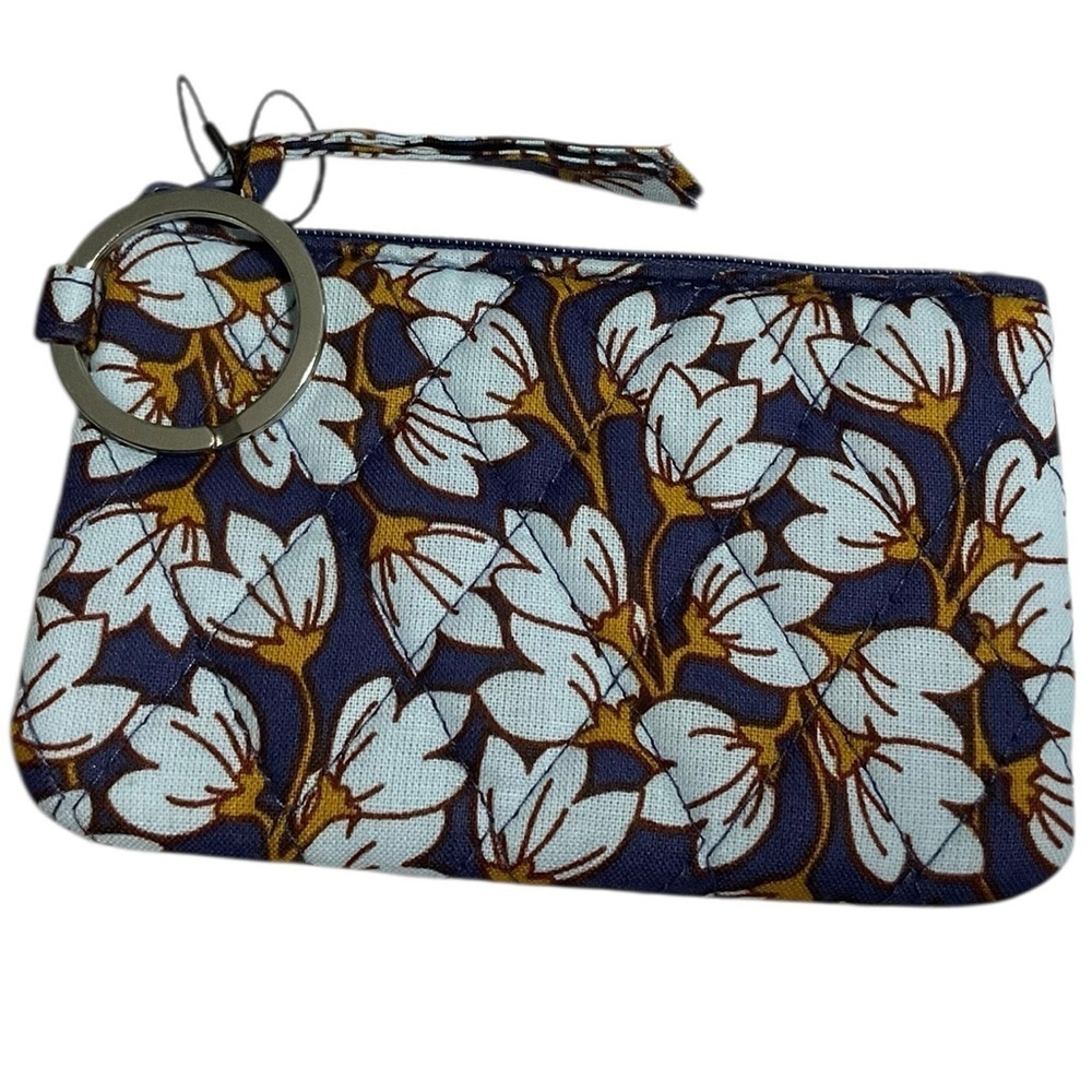 Vera Bradley Zip ID Case in PawPaw Flowers - Picture 2 of 4